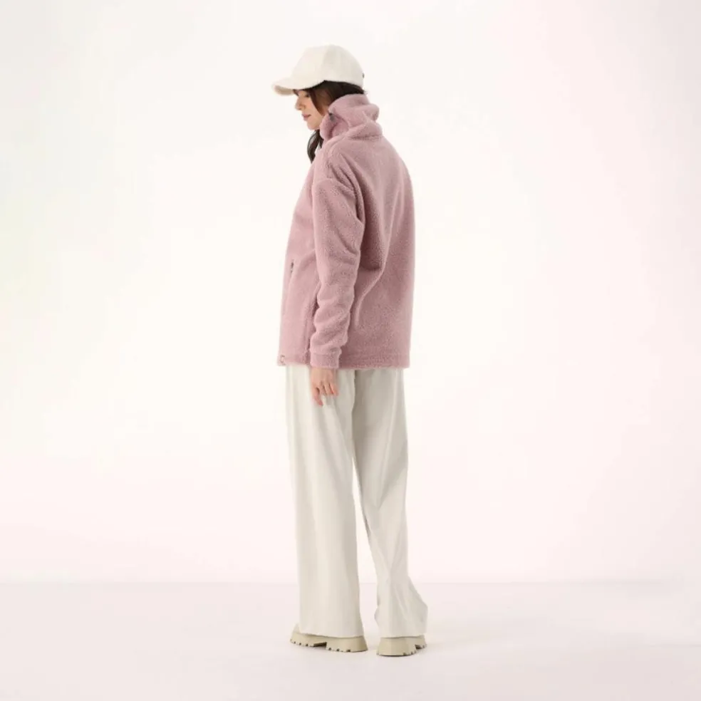 Damen-Sweatshirt aus Teddyfleece