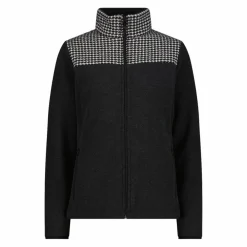 Damen-Sweatshirt mit Hahnentritt-Print