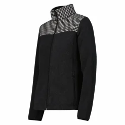 Damen-Sweatshirt mit Hahnentritt-Print