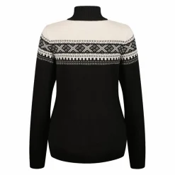 Damen-Sweatshirt mit halbem Reißverschluss in Wooltech