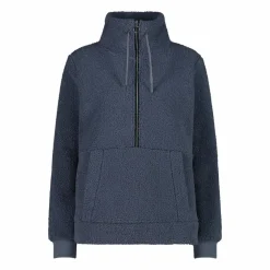 Damen-Sweatshirt mit Half-Zip aus High Loft