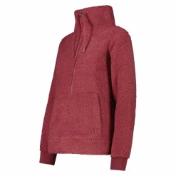 Damen-Sweatshirt mit Half-Zip aus High Loft