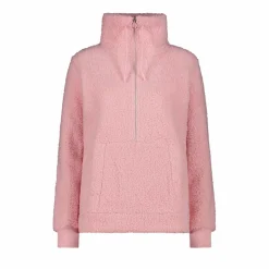 Damen-Sweatshirt mit Half-Zip aus High Loft