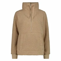 Damen-Sweatshirt mit Half-Zip aus High Loft