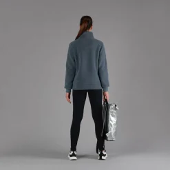 Damen-Sweatshirt mit Half-Zip aus High Loft