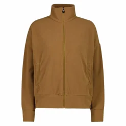 Damen-Sweatshirt mit hohem Kragen und Reißverschluss