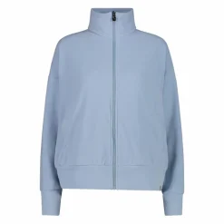 Damen-Sweatshirt mit hohem Kragen und Reißverschluss