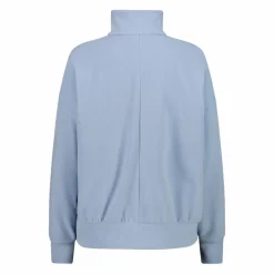 Damen-Sweatshirt mit hohem Kragen und Reißverschluss