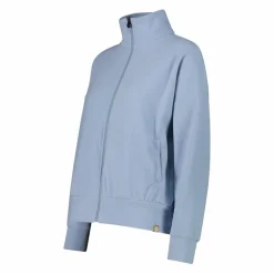 Damen-Sweatshirt mit hohem Kragen und Reißverschluss