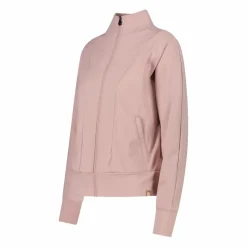 Damen-Sweatshirt mit hohem Kragen und Reißverschluss