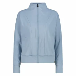 Damen-Sweatshirt mit hohem Kragen und Reißverschluss