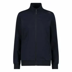 Damen-Sweatshirt mit Reißverschluss aus Baumwollstretch