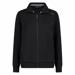 Damen-Sweatshirt mit Reißverschluss aus Baumwollstretch