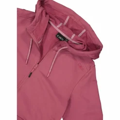 Damen-Sweatshirt mit Reißverschluss und Kapuze aus Baumwollstretch