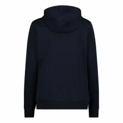 Damen-Sweatshirt mit Reißverschluss und Kapuze aus Baumwollstretch