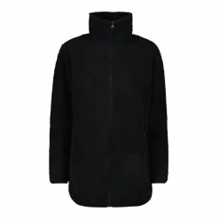 Damen-Sweatshirt mit Reißverschluss aus Teddyfleece