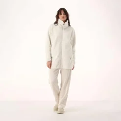 Damen-Sweatshirt mit Reißverschluss aus Teddyfleece