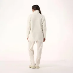 Damen-Sweatshirt mit Reißverschluss aus Teddyfleece