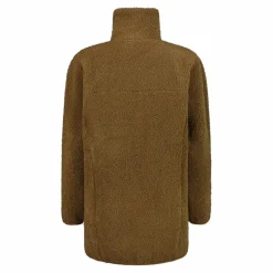 Damen-Sweatshirt mit Reißverschluss aus Teddyfleece