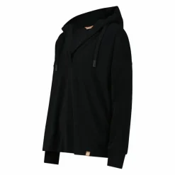 Damen-Sweatshirt ohne Reißverschluss mit fest angebrachter Kapuze