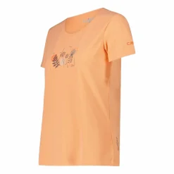 Damen-T-Shirt aus Piqué mit Print vorne