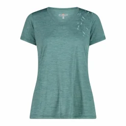 Damen-T-Shirt mit breitem Ausschnitt aus Light Jersey