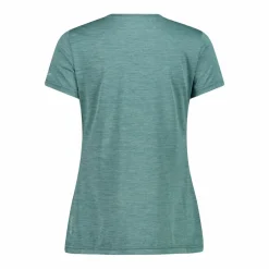 Damen-T-Shirt mit breitem Ausschnitt aus Light Jersey