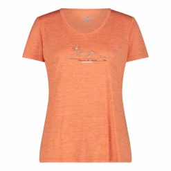 Damen-T-Shirt mit breitem Ausschnitt aus Light Jersey