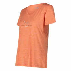 Damen-T-Shirt mit breitem Ausschnitt aus Light Jersey