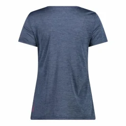 Damen-T-Shirt mit breitem Ausschnitt aus Light Jersey