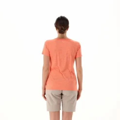 Damen-T-Shirt mit breitem Ausschnitt aus Light Jersey