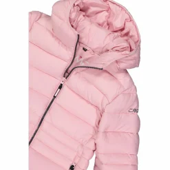 Daunenjacke für Mädchen mit Taftkapuze