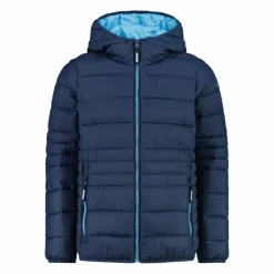 Daunenjacke für Mädchen mit Taftkapuze