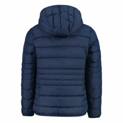 Daunenjacke für Mädchen mit Taftkapuze