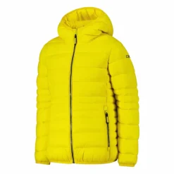 Daunenjacke für Mädchen mit Taftkapuze