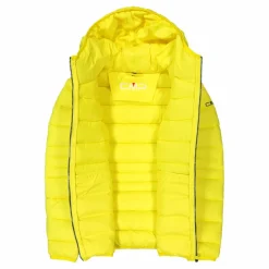 Daunenjacke für Mädchen mit Taftkapuze