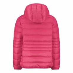 Daunenjacke für Mädchen mit Taftkapuze