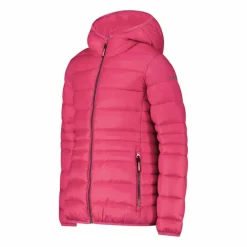 Daunenjacke für Mädchen mit Taftkapuze