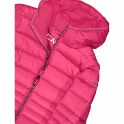 Daunenjacke für Mädchen mit Taftkapuze