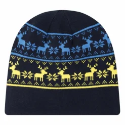 Doppelseitige Strickmütze für Jungen