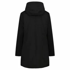 Doubleface-Parka für Damen mit Kapuze
