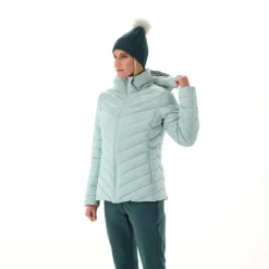 Einfarbige Daunenjacke mit Sorona® Aura für Damen