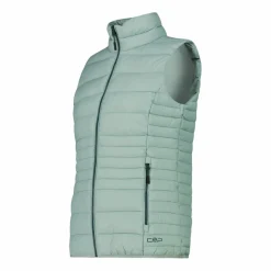 Einfarbige Weste wattiert mit Sorona für Damen