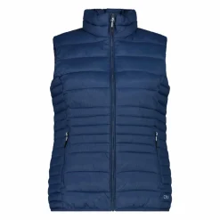 Einfarbige Weste wattiert mit Sorona für Damen