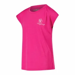 Einfarbiges Jersey-T-Shirt für Mädchen