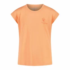 Einfarbiges Jersey-T-Shirt für Mädchen