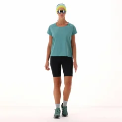 Eng anliegende kurze Tights mit Tasche für Damen