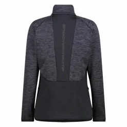 Fleece Grid Tech mit Reißverschluss für Damen meliert