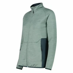 Fleece Grid Tech mit Reißverschluss für Damen meliert