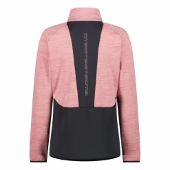 Fleece Grid Tech mit Reißverschluss für Damen meliert